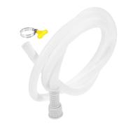 PVC, Tuyau de Drainage pour Climatiseur Portable Blanc | Interface 15 à 25mm, Flexible et Léger, Ajustement Facile pour Mini-split et Clim Mobile