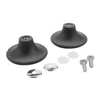 Pvczool Bouton de Four Hollandais pour Le Remplacement du Bouton, Bouton de Remplacement en BakéLite Pots de Four Hollandais Bouton PoignéE de Couvercle de Casserole 2 Ensembles