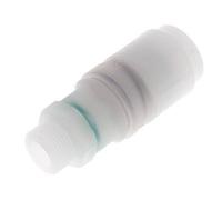 PVDF DN 7.2 Manchon d'accouplement G 3/8 pouce filetage mâle