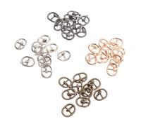 PVFRTGYHU Mini boucles de poupée, attaches for vêtements de poupée, accessoires de chaussures, Mini boucles en alliage Durable et Antique