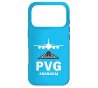 PVG Airport Shanghai, China Airplane atterrissage sur Piste Coque pour iPhone 17 Pro