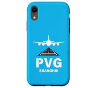 PVG Airport Shanghai, China Airplane atterrissage sur Piste Coque pour iPhone XR
