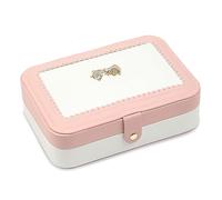 PVGYUJFD boîte à Bijoux, Organisateur de boîte à Bijoux Mode, Rangement for Filles et Femmes Cadeaux Colliers Boucles d'oreilles bagues Bracelet(A)