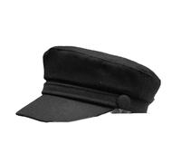 PVGYUJFD Bonnet tricoté, Casquettes Militaires en Feutre for Hommes, Petite tête, Gros os, Chapeaux de Marine, en Laine Noire, Grande Taille, for Adultes