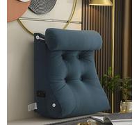 PVGYUJFD Coussin de tête de lit, Coussin de tête lit for Chambre à Coucher - Soutien for, canapé, Chaise, Oreiller Dossier Ergonomique for Les Jeux, for(Dream Blue,55x60x26 cm)