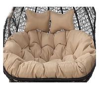 PVGYUJFD Coussin pour Chaise œuf, Coussin de Chaise pivotante hamac, Coussins Doubles 2 Places for Panier Suspendu, Housse de Chaise Lavable et détachable