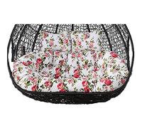 PVGYUJFD Coussin pour Chaise œuf, Coussin de Chaise pivotante hamac, Coussins Doubles 2 Places for Panier Suspendu, Housse de Chaise Lavable et détachable
