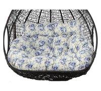 PVGYUJFD Coussin pour Chaise œuf, Coussin de Chaise pivotante hamac, Coussins Doubles 2 Places for Panier Suspendu, Housse de Chaise Lavable et détachable