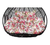 PVGYUJFD Coussin pour Chaise œuf, Coussin de Chaise pivotante hamac, Coussins Doubles 2 Places for Panier Suspendu, Housse de Chaise Lavable et détachable