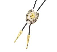 PVGYUJFD Cravates pour Hommes, Cravates - Rétro en Forme de U en Relief tête de Cheval Bola Cravate Tendance Cravate à Lacets, Costume de Mode Hip Hop Accessoires de Chemise Bijoux Cadeau