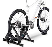 PVGYUJFD Entraîneurs de vélo, Roller Trainer Entraîneur de vélo Pliable for vélos d'exercice 26"-28" for VTT, Cyclisme à la Maison, Charge jusqu'à 135 kg(Wireless,27.5 to 29")