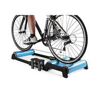 PVGYUJFD Entraîneurs de vélo, Rouleaux d'entraînement de vélo Pliables, Exercices d'intérieur à Domicile, entraînement Cyclisme, Fitness, Rouleaux Route VTT