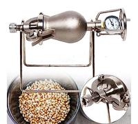 PVGYUJFD Machine à Popcorn, Mini Machine à Pop-Corn, avec manivelle Manuelle, jauge, Chauffage au feu, Boost Lent, Grand 260 ML(Small 100ml)