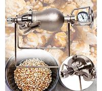 PVGYUJFD Machine à Popcorn, Popcorn avec jauge - Ancienne Mini Machine à Popcorn Chinoise, Manuelle manivelle, montée en température Lente, Petit 100 ML