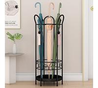 PVGYUJFD Portaombrelli, Support Rond Moderne for entrée, Support Organisateur autoportant d'intérieur for Cannes et de Marche, Noir