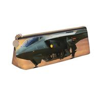 pvinnk Trousse à crayons élégante et pratique avec fermeture éclair Motif avions de chasse