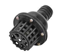 PVPJVLQSJ Filtre de Pompe agricole, Filtre précision, clapet Pied à Eau, Anti-Retour en PVC Noir 1,5" 2" 2, 3" 4", inférieur pompage for Machine Fluide, pièce (Taille :,5")(1.5")