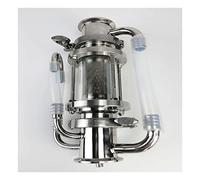 PVPJVLQSJ Filtre de Pompe agricole, Filtre précision, Ensemble d'extracteur sanitaire OD64 2 "(51 mm) for Distillation, Panier filtrant 225 ML SS304, Tuyau en U à 180 degrés, Tri-clamp avec Joints