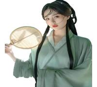 PVPJVLQSJ XiTang Hanfu Culture FestivalHanfu femmes Style ancien et élégant Super immortel quotidien robe ensemble complet(M)