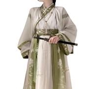 PVPJVLQSJ XiTang Hanfu Culture FestivalJin Made femmes automne et hiver Style chinois une pièce jupe confucianiste(L)