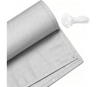PVPQPR Brise Vue Balcon Exterieur,avec Trous et Serre Câbles,Oxford Gris | Protection UV,Anti-Déchirure & Résistant Au Vent ,écran D’intimité Pour Jardin,Balcon,Terrasse,1.5x10m