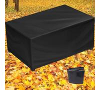 PVPQPR Housse De Protection Salon De Jardin 200x50x80cm Bache Salon De Jardin Exterieur Impermeable 420d Oxford Tissu Anti-UV Anti-Poussière Bache Table Exterieur avec Corde Et Boucle Verrouillage