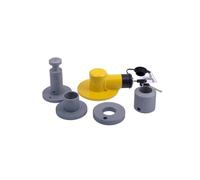 PVS, PV-07 TOWING EYE Lock, Verrou de timon, Acier, Pour remorques, Jaune | Verrou d'oreille pour timon de remorques et semi-remorques, acier galvanisé, insert RL-100/Gerda, antivol, jaune