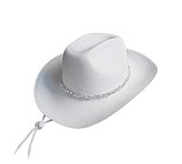 pvucpot hapeau de fête Cowgirl/Cowboy, Chapeau western, Accessoire Carnaval, Enterrement de vie de garçon Chapeaux Visière