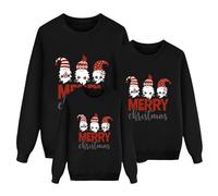 pvucpot Pull Noel Famille Sweat Femme Homme Enfants Famille Longue Manches Tops Christmas Sweater Pulls De Noël Familles Col Rond Christmas Sweat-Shirt Manche Longue Hiver Chaud Hommes11