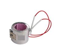 PVUVT Bande chauffante en céramique rouge, 50x50mm/50x70mm/50x90mm/50x110mm, 220V, température maximale 1200 degrés Celsius, élément chauffant(50X50mm 450W)