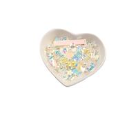 PVUVTNAHW 100g Mix Shapes Leaf Butterfly Flower PVC Sequins For DIY 3D Nail Art Wedding Craft Accessories(Cream m)