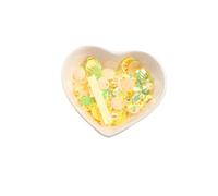 PVUVTNAHW 100g Mix Shapes Leaf Butterfly Flower PVC Sequins For DIY 3D Nail Art Wedding Craft Accessories(Noble yellow)