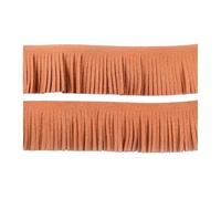 PVUVTNAHW 2pcs 1.5Mètres 3 Cm De Large, Franges En Daim For Sac, Porte-clés, Couture, Garniture Décorative, Tissu, Vêtements, Accessoires(Orange)