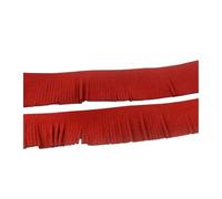 PVUVTNAHW 2pcs 1.5Mètres 3 Cm De Large, Franges En Daim For Sac, Porte-clés, Couture, Garniture Décorative, Tissu, Vêtements, Accessoires(Red)