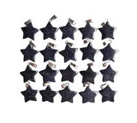 PVUVTNAHW Assortiment de pendentifs en pierre naturelle rayée, Agate étoile, breloques for la fabrication de bijoux à faire soi-même, 50 pièces/lot(Blue sand stone)