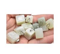 PVUVTNAHW Assortiment de pendentifs tendance en pierre naturelle, mélange de formes irrégulières, bijoux à breloques, 50 pièces(Xianshan jades)