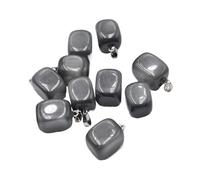 PVUVTNAHW Assortiment de pierres œil de chat, pendentifs tendance, forme irrégulière, bijoux à breloques, 50 pièces(No2)