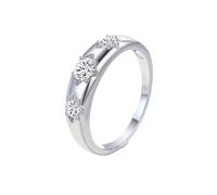 PVUVTNAHW Bague ronde en moissanite for femme, bague en diamant de laboratoire, bague ronde, bijoux(4.5)