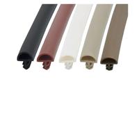 PVUVTNAHW Bande d'étanchéité for porte en bois, 5 m, for chambre à coucher, insonorisée, coupe-vent, anti-collision, bande en caoutchouc(B009 black 5M)