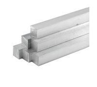 PVUVTNAHW Barre carrée plate en aluminium 6061, diamètre: 5/8/10/12/15/18/20/25/30/35/40/45mm, for bricolage(200mm,45X45mm)
