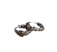 PVUVTNAHW Boucles d'oreilles créoles en forme d'épine de Rose, bijoux d'oreille en argent Sterling 925 for hommes et femmes