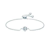 PVUVTNAHW Bracelets en Argent Sterling 925 avec moissanite Couleur D de 6,5 mm et 1 Carat for Femmes, Scintillants, for fête de Mariage