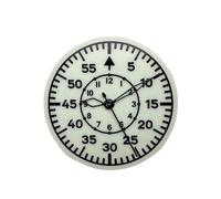 PVUVTNAHW Cadran Vert Luminescence de 28.5mm, Compatible avec l'installation du Mouvement NH35/NH36, Accessoires de Modification de Montre(7)