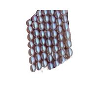 PVUVTNAHW Perles de riz 5A 6,5-7,5 mm, haute brillance, sans défaut, naturelles, for la fabrication de bijoux et d'accessoires de bricolage(Purple)