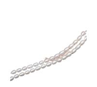 PVUVTNAHW Perles d'eau douce naturelles AAA de 2 à 9 mm, en forme de riz de culture, for la fabrication de bijoux DIY(7-8mm)