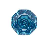 PVUVTNAHW Pierres précieuses en zircone cubique 5A, taille octogonale rose, aigue-marine foncée, for la création de bijoux(10.0mm)