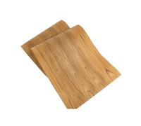 PVUVTNAHW Placage en bois naturel motif teck thaï, feuilles de placage de 2,5 m de long, 580 mm de large et 0,25 mm d'épaisseur, idéal for le bricolage.