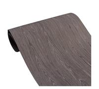 PVUVTNAHW Placage en chêne noir texturé, finition artisanale, longueur 2,5 m, largeur 580 mm, épaisseur 0,25 mm. Idéal for meubles, systèmes audio automobiles et portières.