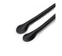 PVUVTNAHW Poignée de sac en cuir de vache, 1 paire, 40cm 50cm 60cm, sangle d'épaule de remplacement, ceinture de sac à main for bricolage, accessoires faits à la main(Svart,50CM)