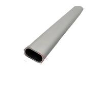 PVUVTNAHW Tube télescopique ovale en alliage d'aluminium 6061 T6, haute dureté, for la construction, 20, 25, 30, 40, 45, 50, 60, 80 mm(25x11x2mm)